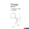 Kép 3/3 - Maxlight CHICAGO fali lámpa, fekete, E27 foglalattal, 1x40W, MAXLIGHT-W0197