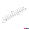 Kép 3/3 - Maxlight FLINK fali lámpa, fehér, 3000K melegfehér, beépített LED, 1700 lm, 1x18W, MAXLIGHT-W0308