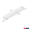Kép 3/3 - Maxlight FLINK fali lámpa, fekete, 3000K melegfehér, beépített LED, 960 lm, 1x12W, MAXLIGHT-W0307