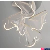 Kép 3/4 - Maxlight SILK függeszték, króm, 3000K melegfehér, beépített LED, 1350 lm, 15W, MAXLIGHT-P0371D