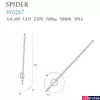 Kép 4/5 - Maxlight SPIDER fali lámpa, arany, 3000 K, beépített LED, 548 lm, 1x8,4W, MAXLIGHT-W0297