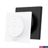 Kép 1/6 - Mi-Light K2 dimmer+CCT fali távirányító, fehér, tekerőgombos, elemes, 86x86 mm