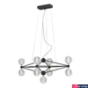Kép 1/3 - Nova Luce BELINDA függeszték, fekete, 3200K melegfehér, beépített LED, 1x38W, 2238 lm, 9695300