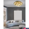 Kép 1/8 - Nova Luce BRILLE mennyezeti lámpa, arany, 3200K melegfehér, beépített LED, 1x86W, 5171 lm, 9695700