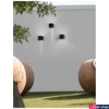 Kép 1/2 - Nova Luce COMO kültéri fali lámpa, fekete, 3000K melegfehér, beépített LED, 1x6W, 510 lm, 847408