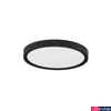 Kép 1/3 - Nova Luce DIXIE mennyezeti lámpa, fekete, 3000K melegfehér, beépített LED, 1x18W, 1800 lm, 9060187