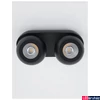 Kép 1/3 - Nova Luce GON spotlámpa, fekete, 3000K melegfehér, beépített LED, 1x10W, 800 lm, 9105102