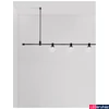 Kép 1/3 - Nova Luce GRAMMI 01 függesztett sín szerkezet, decorative mágneses sínrendszerhez, fekete, max. 60W, 9180563
