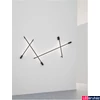 Kép 1/8 - Nova Luce GROPIUS fali lámpa, design, fekete, 3000K melegfehér, beépített LED, 1x20W, 672 lm, 9081120