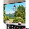 Kép 1/2 - Nova Luce ISIDORA kültéri 1 ágú függeszték, fekete, E27 foglalattal, max. 1x18W, 870445