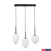 Kép 1/2 - Nova Luce LATO függeszték, fekete, E14 foglalattal, max. 3x5W, 9624099