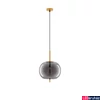 Kép 1/3 - Nova Luce LATO függeszték, sárgaréz, füstszínű, E27 foglalattal, max. 1x12W, 9624079