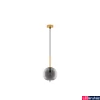 Kép 1/2 - Nova Luce LATO függeszték, sárgaréz, füstszínű, E27 foglalattal, max. 1x12W, 9624096