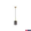 Kép 1/3 - Nova Luce LATO függeszték, sárgaréz, füstszínű, E27 foglalattal, max. 1x12W, 9624097
