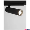 Kép 1/3 - Nova Luce MONVEL 3 fázisú sínre szerelhető lámpa, decorative mágneses sínrendszerhez, fekete, 3000K melegfehér, beépített LED, 1x30W, 2230 lm, 9062302
