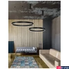 Kép 1/2 - Nova Luce MOTIF 1 ágú függeszték, fekete, 3000K melegfehér, beépített LED, 1x55W, 3800 lm, 9190855