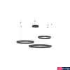 Kép 1/4 - Nova Luce MOTIF függeszték, fekete, 2700K melegfehér, beépített LED, 1x143W, 12400 lm, 9530215