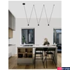 Kép 1/6 - Nova Luce NOCCI több ágú függeszték, fekete, 3000K melegfehér, beépített LED, 1x13W, 660 lm, 9303941