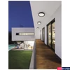 Kép 1/3 - Nova Luce OLIVER kültéri mennyezeti lámpa, fekete, 3000K melegfehér, beépített LED, 20W, 1550 lm, 9944603