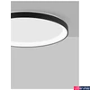 Kép 1/4 - Nova Luce PERTINO mennyezeti lámpa, fekete, 3000K melegfehér, beépített LED, 40W, 2554 lm, 9853674