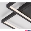 Kép 1/4 - Nova Luce PORTO mennyezeti lámpa, fekete, 3000K melegfehér, beépített LED, 1x19W, 1342 lm, 9364037