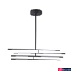 Kép 1/4 - Nova Luce RACCIO több ágú függeszték, fekete, 3000K melegfehér, beépített LED, 1x40W, 2800 lm, 9180780