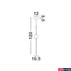 Kép 2/2 - Nova Luce ACROBAT függeszték, arany, 3000K melegfehér, beépített LED, 1x13W, 1130 lm, 9695256