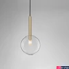 Kép 2/3 - Nova Luce AMELIA függeszték, arany, G9 foglalattal, max. 1x5W, 9028831