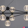Kép 2/3 - Nova Luce BELINDA függeszték, fekete, 3200K melegfehér, beépített LED, 1x38W, 2238 lm, 9695300