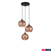 Kép 2/6 - Nova Luce BLAZE több ágú függeszték, réz, E27 foglalattal, max. 3x28W, 8142681