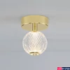 Kép 2/6 - Nova Luce BRILLANTE mennyezeti lámpa, arany, 3200K melegfehér, beépített LED, 1x4W, 246 lm, 9522010