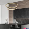 Kép 2/3 - Nova Luce CANTRIA függeszték, fekete, 3000K melegfehér, beépített LED, 1x98W, 11787 lm, 9695239