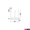 Kép 2/3 - Nova Luce ELOWEN függeszték, fehér, 3000K melegfehér, beépített LED, 1x77W, 3323 lm, 9345663