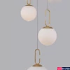 Kép 2/4 - Nova Luce HOOK függeszték, arany, 3000K melegfehér, beépített LED, 1x30W, 3121 lm, 9695222