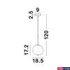 Kép 2/10 - Nova Luce LATO függeszték, fehér, E14 foglalattal, max. 1x5W, 9624074