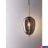 Kép 2/3 - Nova Luce LATO függeszték, sárgaréz, füstszínű, E27 foglalattal, max. 1x12W, 9624098