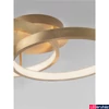 Kép 2/6 - Nova Luce LEON mennyezeti lámpa, matt arany, 3000K melegfehér, beépített LED, 1x44W, 2650 lm, 8100282