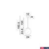 Kép 2/4 - Nova Luce MIDORI függeszték, zöld, E27 foglalattal, max. 1x12W, 9009242