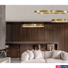 Kép 2/3 - Nova Luce MOTIF 1 ágú függeszték, arany, 3000K melegfehér, beépített LED, 1x55W, 3800 lm, 9190655