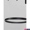 Kép 2/4 - Nova Luce MOTIF függeszték, fekete, 2700K-6000K áltoztatható fehér, beépített LED, 60W, 3800 lm, 9530214