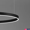 Kép 2/4 - Nova Luce MOTIF függeszték, fekete, 2700K melegfehér, beépített LED, 1x143W, 12400 lm, 9530215
