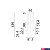 Kép 2/2 - Nova Luce MURANO függeszték, zöld, E14 foglalattal, max. 5x5W, 9009238