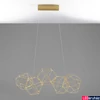 Kép 2/4 - Nova Luce NEBULA függeszték, arany, 3000K melegfehér, beépített LED, 1x22W, 1822 lm, 9695211