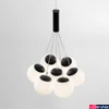 Kép 2/3 - Nova Luce NUVOLE függeszték, fekete, 3000K melegfehér, beépített LED, 1x49W, 2240 lm, 9061433