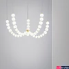 Kép 2/3 - Nova Luce PERLA függeszték, üveg, 3000K melegfehér, beépített LED, 1x130W, 11376 lm, 9695203