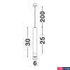 Kép 2/2 - Nova Luce PICTO függeszték, fekete, GU10-MR16 foglalattal, max. 1x10W, 9911529