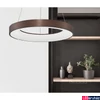 Kép 2/6 - Nova Luce RANDO THIN 1 ágú függeszték, kávé, 3000K melegfehér, beépített LED, 50W, 2864 lm, 9453455