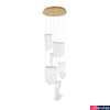 Kép 2/7 - Nova Luce SIDERNO több ágú függeszték, arany, 3000K melegfehér, beépített LED, 1x39W, 2470 lm, 9054442