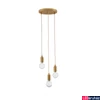 Kép 2/9 - Nova Luce VEDA függeszték, arany, G9 foglalattal, max. 3x6W, 9536413
