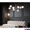 Kép 2/7 - Nova Luce VITRA több ágú függeszték, üveg, G9 foglalattal, max. 8x5W, 9143308